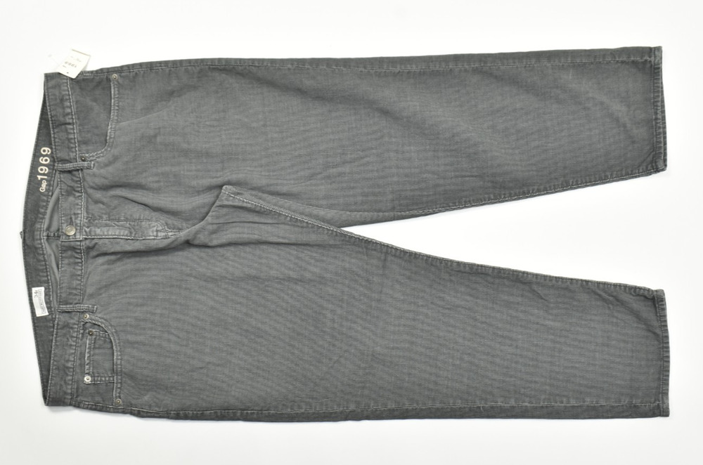 Gap 1969 Women 34 Regular Sexy Boyfriend Corduroy Pants Gray NWT